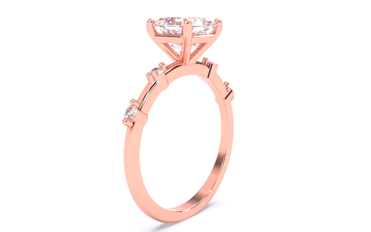 luxe aimé elevé solitaire