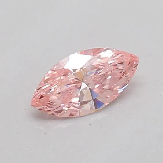 0.15ct Marquise Lab Grown Diamond (Colour Fancy Vivid Pink, Clarity VS2, IGI Certified)