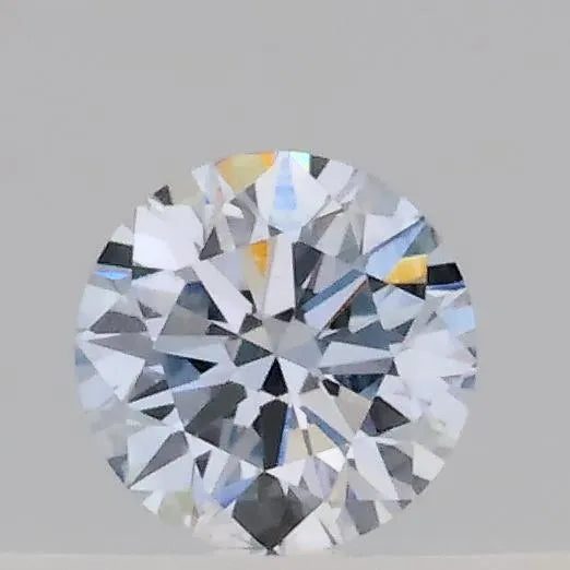 0.16ct Round Lab Grown Diamond (Colour Fancy Light Blue, Clarity VS2, Cut ID, IGI Certified)