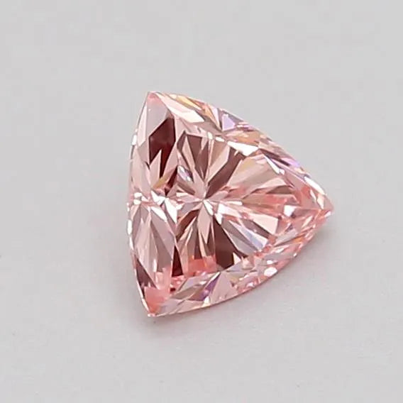 0.17ct triangular lab grown diamond (colour fancy intense pink, clarity vvs1, igi certified)