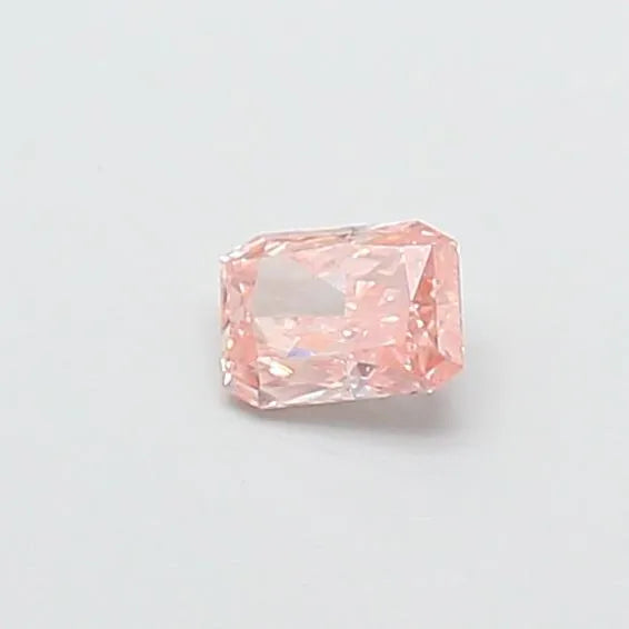 0.23ct radiant lab grown diamond (colour fancy intense pink, clarity vs1, igi certified)
