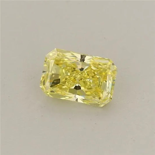 0.23ct Radiant Lab Grown Diamond (Colour Fancy Vivid Yellow, Clarity VS1, IGI Certified)