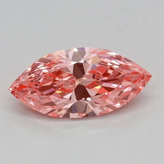 0.24ct Marquise Lab Grown Diamond (Colour Fancy Vivid Pink, Clarity VS1, IGI Certified)