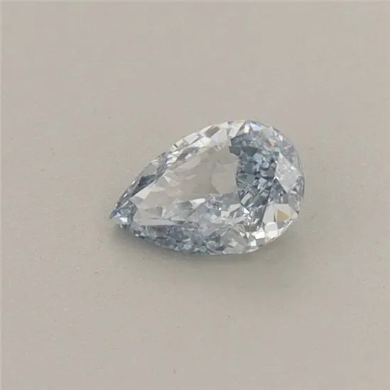 0.26ct pear lab grown diamond (colour fancy intense blue, clarity vvs1, igi certified)
