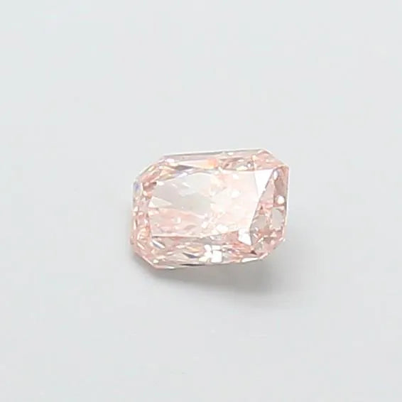 0.27ct radiant lab grown diamond (colour fancy light brown pink, clarity vs2, igi certified)