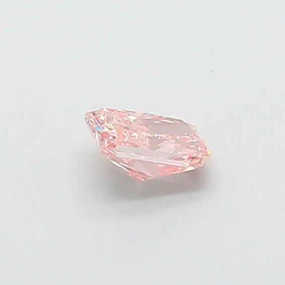 0.29ct radiant lab grown diamond (colour fancy vivid pink, clarity vvs2, igi certified)