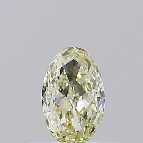 0.30ct oval lab grown diamond (colour fancy light yellow, clarity vs2, igi certified)