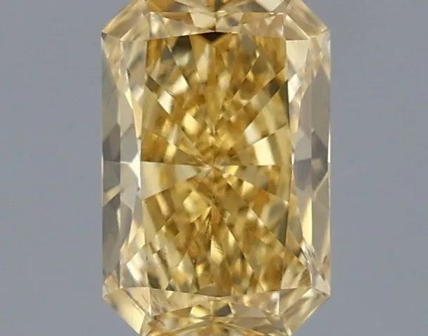 0.30ct Radiant Lab Grown Diamond (Colour Fancy Vivid Yellow, Clarity VS1, IGI Certified)
