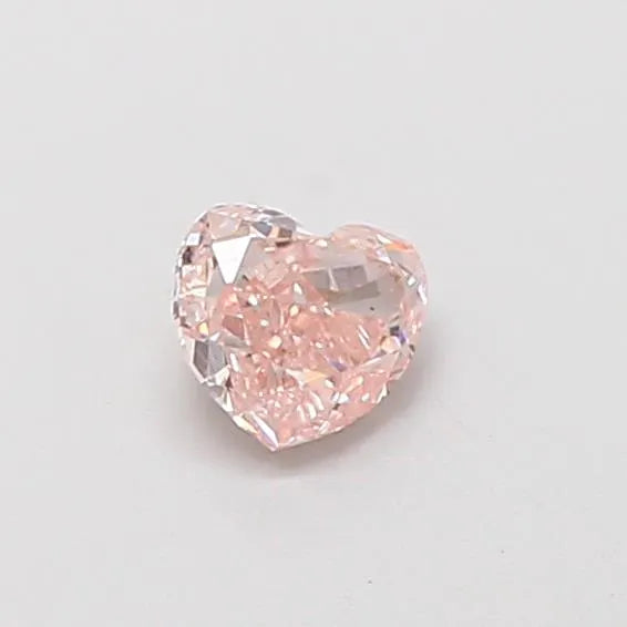 0.31ct Heart Lab Grown Diamond (Colour Fancy Light Brownish Pink, Clarity VS1, IGI Certified)