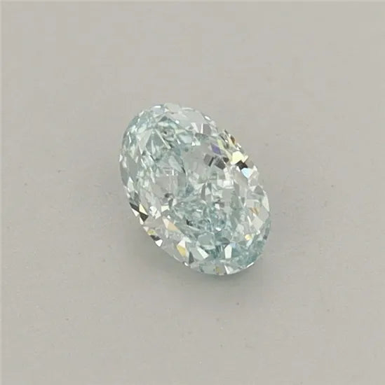 0.31ct Oval Lab Grown Diamond (Colour Fancy Intense Green, Clarity VVS2, IGI Certified)