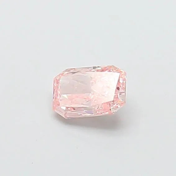 0.31ct radiant lab grown diamond (colour fancy vivid pink, clarity vs2, igi certified)
