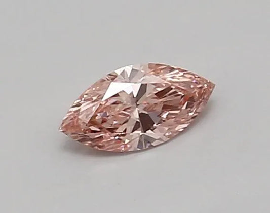 0.33ct Marquise Lab Grown Diamond (Colour Fancy Vivid Pink, Clarity VS1, IGI Certified)