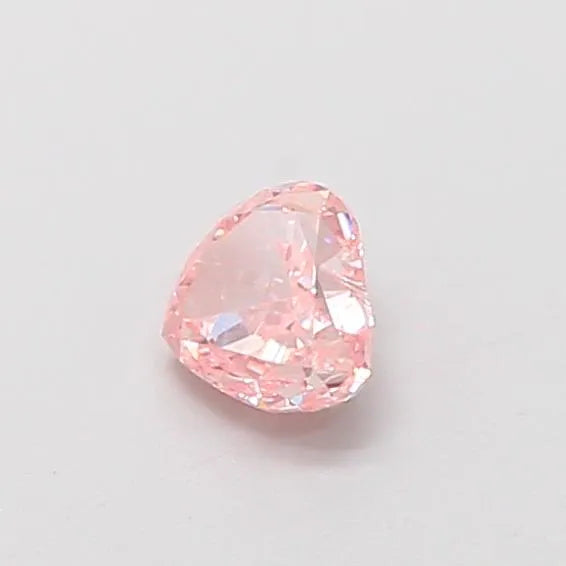 0.34ct Heart Lab Grown Diamond (Colour Fancy Intense Pink, Clarity VVS2, IGI Certified)