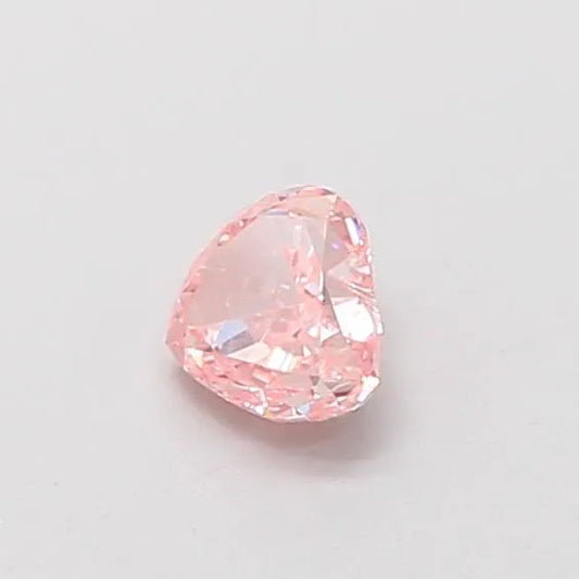 0.34ct Heart Lab Grown Diamond (Colour Fancy Intense Pink, Clarity VVS2, IGI Certified)