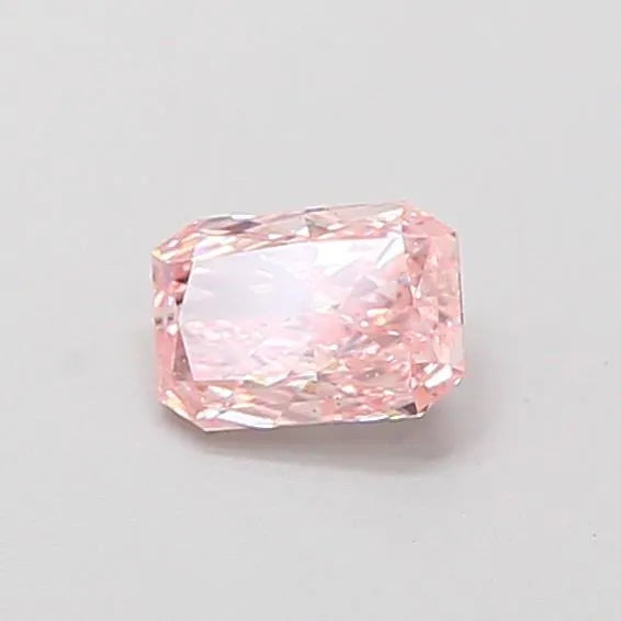 0.34ct radiant lab grown diamond (colour fancy intense pink, clarity vs1, igi certified)