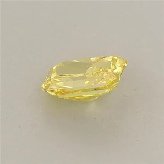 0.34ct Radiant Lab Grown Diamond (Colour Fancy Vivid Yellow, Clarity VVS2, IGI Certified)