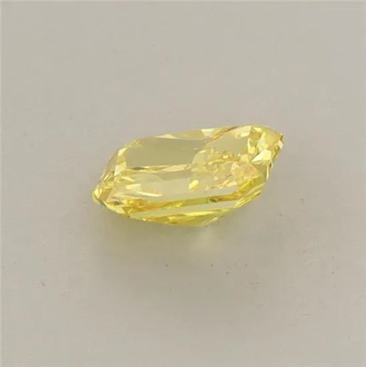 0.34ct Radiant Lab Grown Diamond (Colour Fancy Vivid Yellow, Clarity VVS2, IGI Certified)