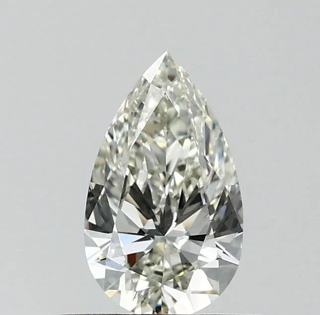0.50ct pear natural diamond (clarity vvs2, gia certified)
