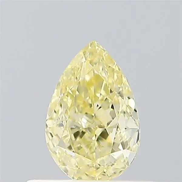 0.51ct Pear Lab Grown Diamond (Colour Fancy Light Yellow, Clarity VVS2, IGI Certified)