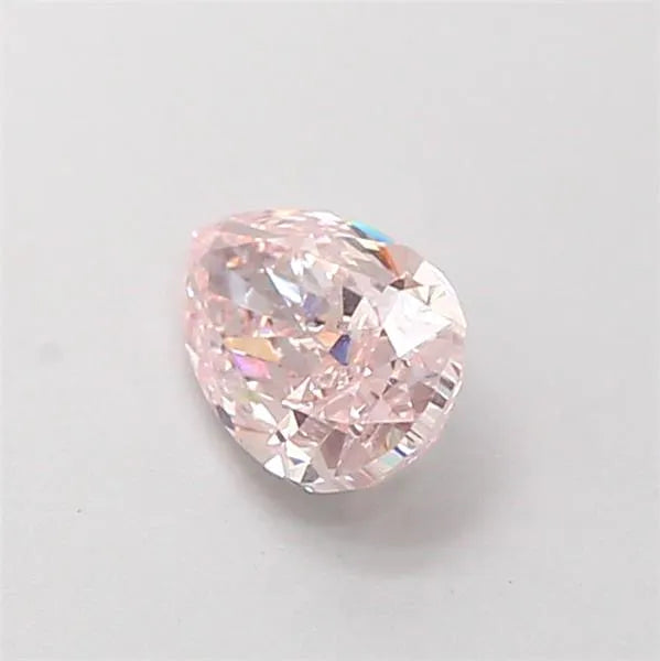 0.53ct pear lab grown diamond (colour fancy pink, clarity vvs2, igi certified)