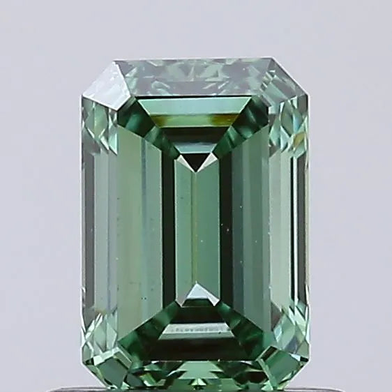 0.67ct emerald lab grown diamond (colour fancy vivid green, clarity vs1, igi certified)