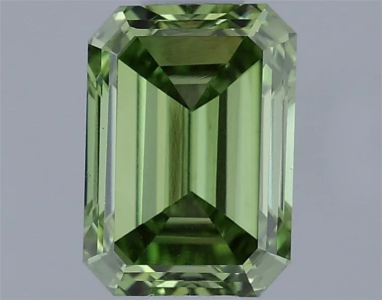 0.78ct emerald lab grown diamond (colour fancy vivid green, clarity vs1, igi certified)