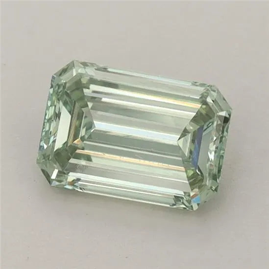 0.87ct emerald lab grown diamond (colour fancy vivid green, clarity vs2, igi certified)