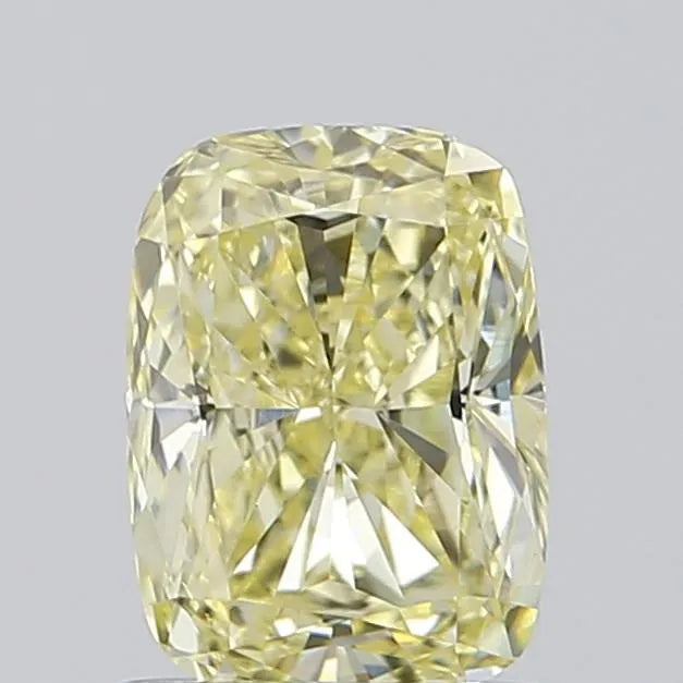 0.94ct Cushion modified Lab Grown Diamond (Colour Fancy Light Yellow, Clarity VS1, IGI Certified)