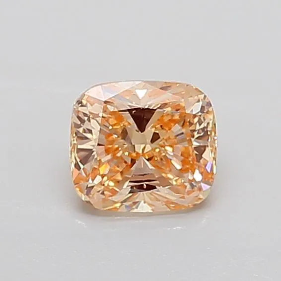 1.00ct Cushion modified Lab Grown Diamond (Colour Fancy Light Brownish Yellow, Clarity VS2, IGI Certified)