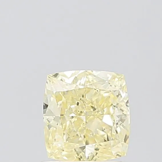 1.00ct cushion modified lab grown diamond (colour fancy light yellow, clarity vs2, igi certified)