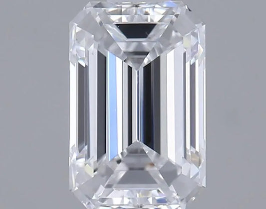 1.00ct Emerald Lab Grown Diamond (Colour D, Clarity VS1, IGI Certified)