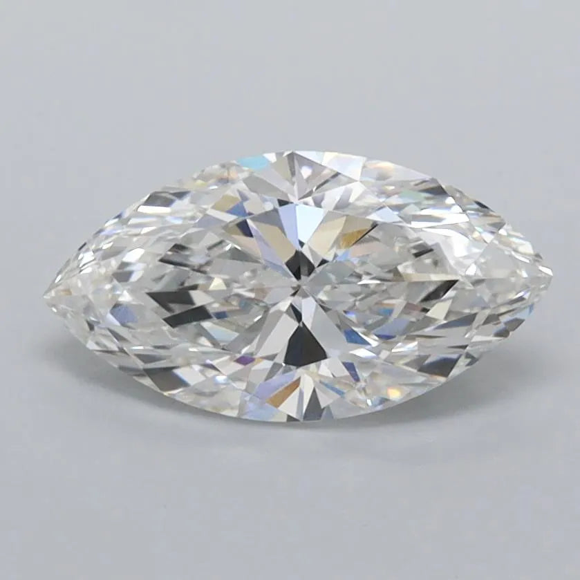 1.00ct marquise lab grown diamond (colour f, clarity vvs2, igi certified)