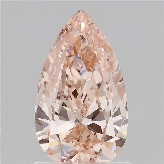 1.00ct Pear Lab Grown Diamond (Colour Fancy Intense Pink, Clarity VS1, IGI Certified)