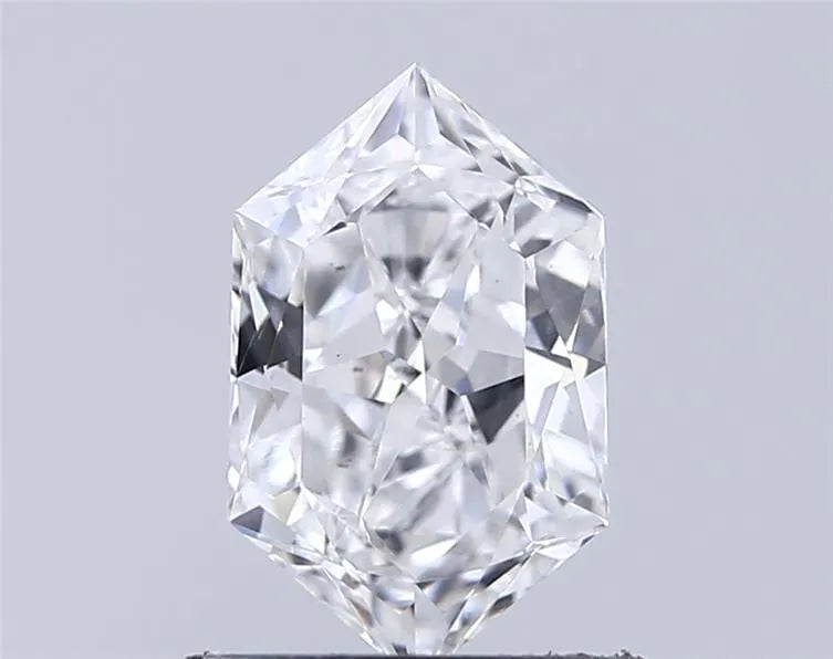 1.01ct hexagonal lab grown diamond (colour d, clarity vs2, igi certified)