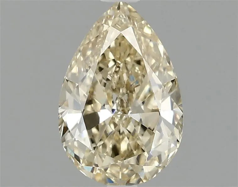 1.01ct pear lab grown diamond (colour fancy yellow, clarity vs1, igi certified)