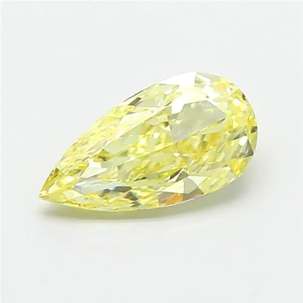 1.01ct Pear Lab Grown Diamond (Colour Fancy Yellow, Clarity VS2, IGI Certified)
