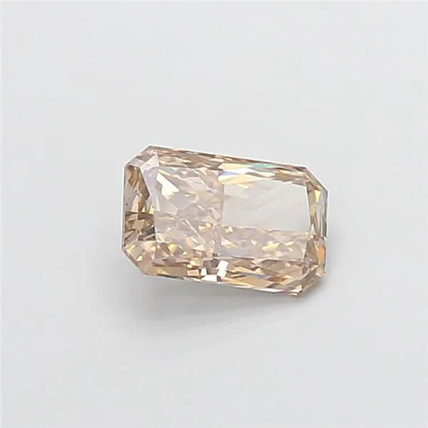 1.01ct radiant lab grown diamond (colour fancy brown, clarity vs2, igi certified)