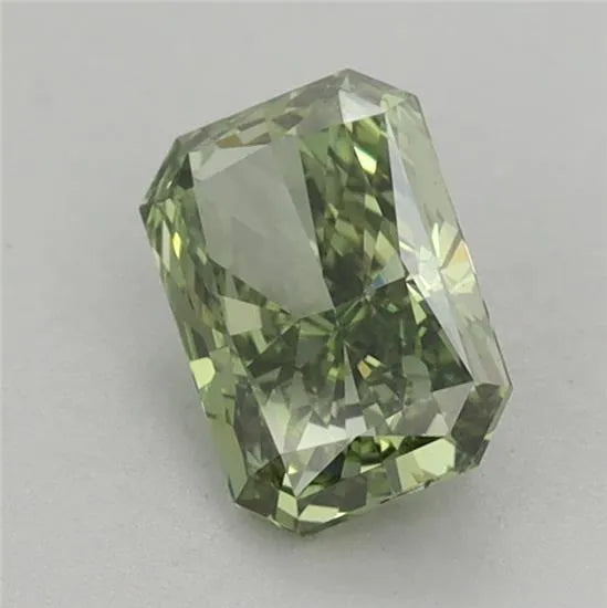 1.01ct Radiant Lab Grown Diamond (Colour Fancy Vivid Green, Clarity VVS2, IGI Certified)