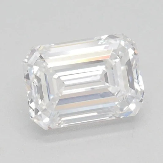 1.02ct Emerald Lab Grown Diamond (Colour D, Clarity VS2, IGI Certified)