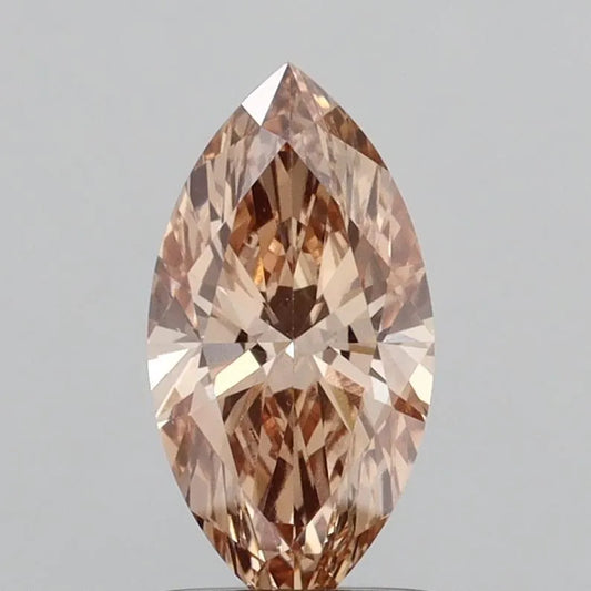 1.02ct Marquise Lab Grown Diamond (Colour Fancy Brown, Clarity VS1, IGI Certified)