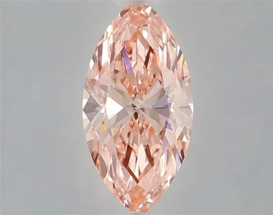 1.02ct Marquise Lab Grown Diamond (Colour Fancy Vivid Pink, Clarity VS1, IGI Certified)