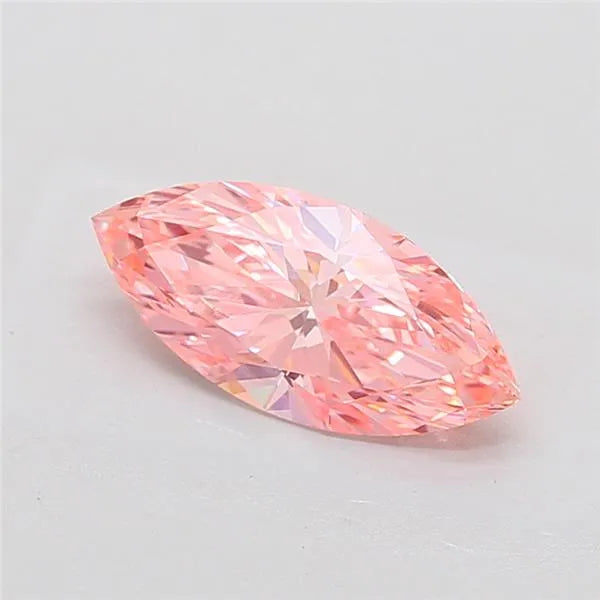 1.03ct marquise lab grown diamond (colour fancy intense pink, clarity vvs2, igi certified)