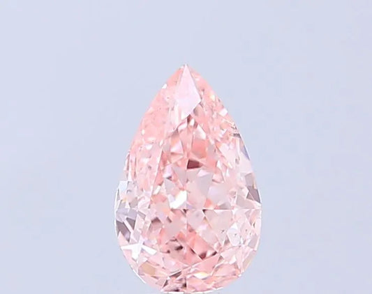 1.03ct Pear Lab Grown Diamond (Colour Fancy Intense Pink, Clarity VS2, IGI Certified)
