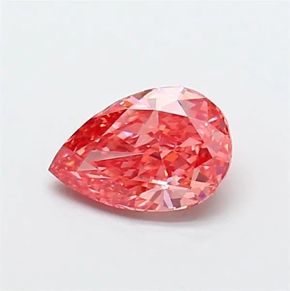1.03ct Pear Lab Grown Diamond (Colour Fancy Vivid Pink, Clarity VVS2, IGI Certified)