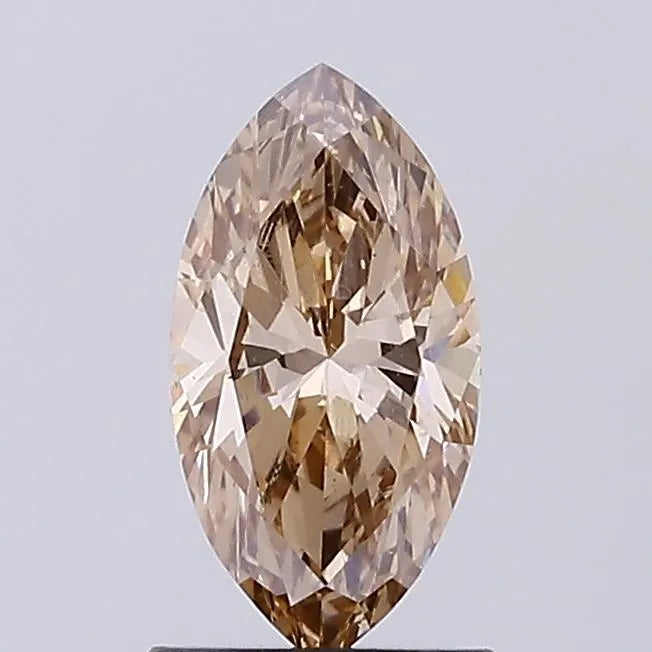 1.05ct Marquise Lab Grown Diamond (Colour Fancy Brown, Clarity VS1, IGI Certified)