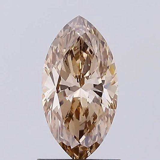 1.05ct Marquise Lab Grown Diamond (Colour Fancy Brown, Clarity VS1, IGI Certified)