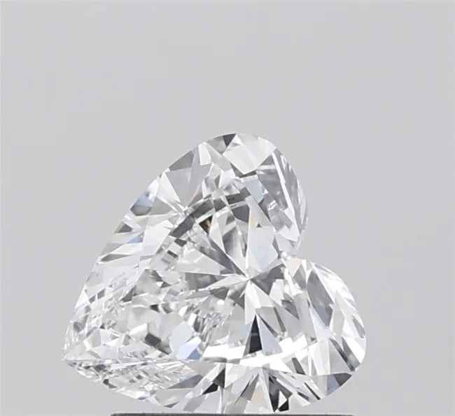 1.06ct Heart Lab Grown Diamond (Colour D, Clarity VVS2, IGI Certified)