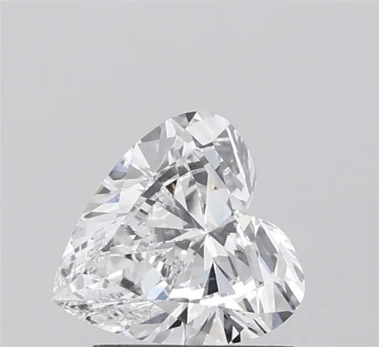 1.06ct Heart Lab Grown Diamond (Colour D, Clarity VVS2, IGI Certified)