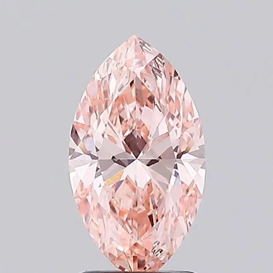 1.06ct Marquise Lab Grown Diamond (Colour Fancy Vivid Pink, Clarity VS1, IGI Certified)