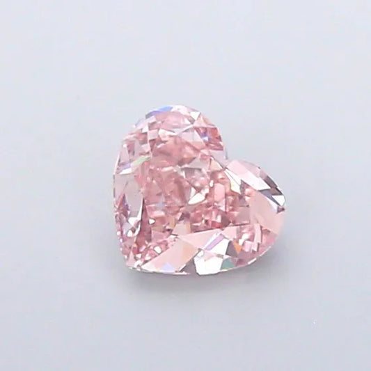 1.07ct Heart Lab Grown Diamond (Colour Fancy Intense Brownish Pink, Clarity VS2, IGI Certified)